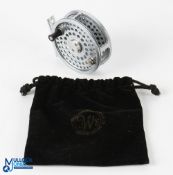 J W Young & Sons Redditch Jubilee Reel of Distinction 5200 alloy fly reel - 3 1/8