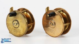 J Bernard & Son Maker, 45 Jermyn Street, St James, London, brass reel 2.25