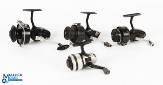 Mitchell 306 fixed spool reel, LHW, good bail, on/off check, runs well; Mitchell half bail fixed