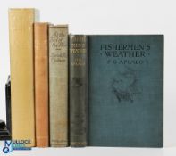 4x Period Fishing Books - At the Tail of The Weir Patrick R Chalmers 1932 1st, About Fishing