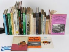 Quantity of Game Fishing Books, with noted books: Bank Fishing for Trout Jim Calver 1972, By