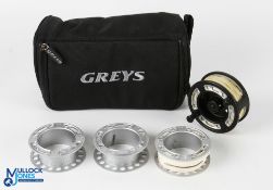 Grey's Alnwick GRXi 5/6 cassette fly reel, 3.5