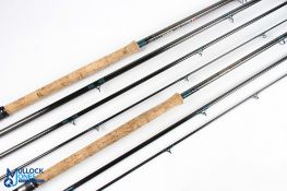 Daiwa Graphite CF98-16 carbon salmon rod, 18ft 4pc line 10/12#, 26