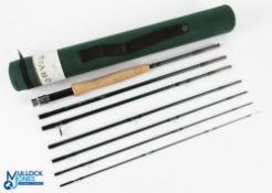Orvis USA Frequent Flyer 906 carbon fly rod 9ft 7pc line 6#, tip flex alloy uplocking reel set