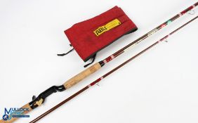 Abu Sweden Atlantic 460 Zoom spinning rod 9ft 2pc CW10/60g, sprung trigger grip reel seat, 27in
