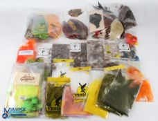 Collection of!! Dyed capes and 20 natural capes, large bag of mixed marabou, large selection of