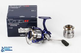 Daiwa TDR 2508 fixed spool spinning reel with spare spool, good bail, runs very smoothly, in