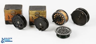 Daiwa 859 alloy geared fly reel with spare spool - 3.5