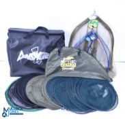 Landing Net keep Nets & Nets Parts, a Dinsmore net bag that contains break and fold net, Kennets