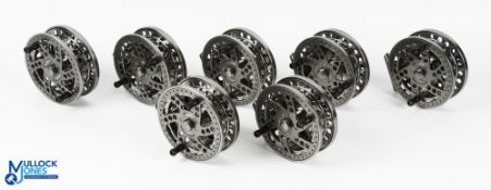 A trader's lot of 7x unnamed new alloy trotting reels - 4.25