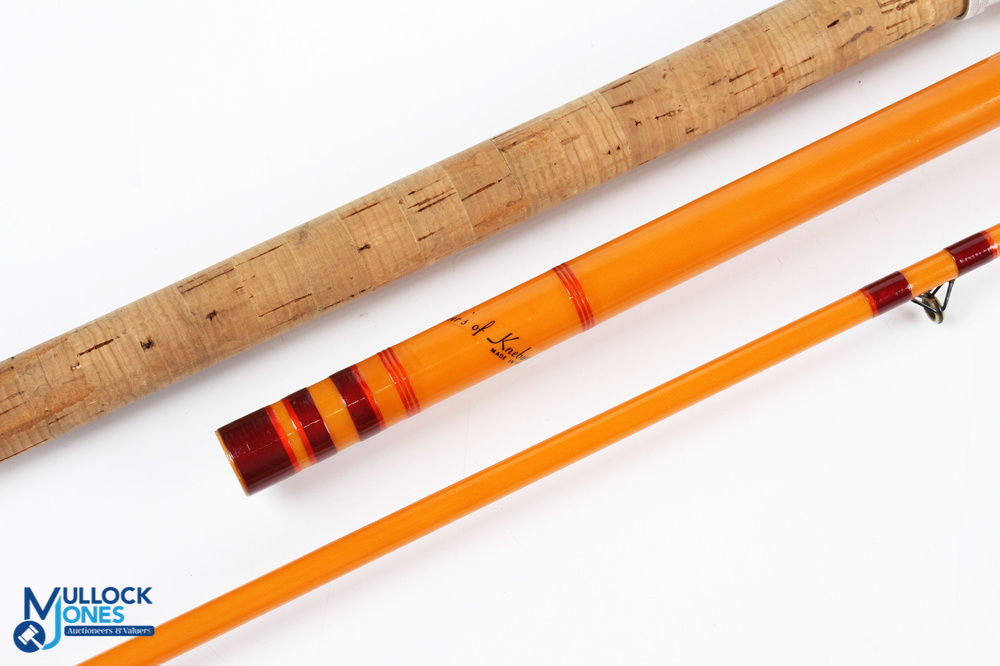 Olivers of Knebworth custom built hollow glass float rod 3pc, spigot ferrules, 28" handle, alloy - Image 2 of 3