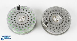 Hardy Bros, pair of Princess alloy spools, 3.5