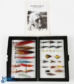A very interesting and scarce salmon fly selection by Hugh Falcus from his Life on the Edge - 31