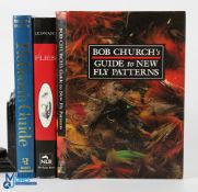 3x Fly Fishing Books by J Edson Leonard, to include Flies by J Edson Leonard 1988, Robson's Guide