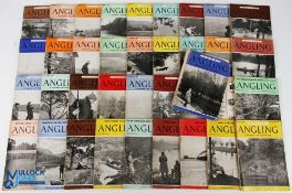 1953-1956 Angling Magazine, almost a complete run from January 1953 to January 1956 - missing