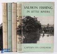 4x Period Salmon Fishing books, to include the Ribble Salmon Fisheries A T Houghton 1952 x2 with and