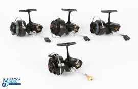 A collection of Mitchell fixed spool reels - all with good bails and run well - made up of 3x 324