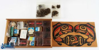 A wooden box with sliding lid, 11