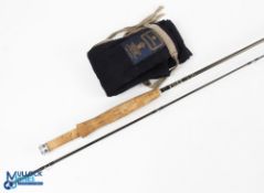 A scarce Hardy Alnwick Marquis carbon brook trout fly rod 7ft 6