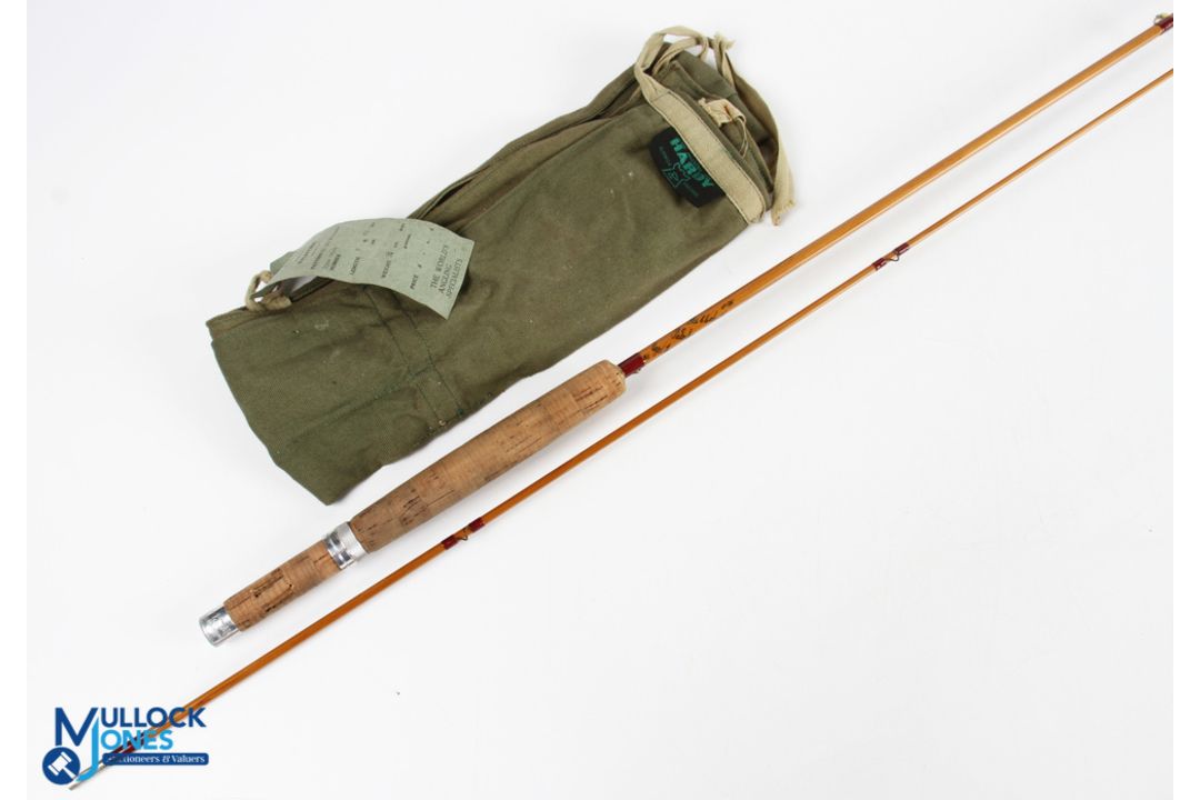 Hardy Alnwick "The CC de France" palakona split cane brook fly rod, 6ft 10" 2pc, line 5#, alloy - Image 1 of 4