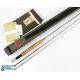 A fine Hardy Alnwick "Swift" carbon brook fly rod 8ft 3pc line 4#, alloy uplocking reel set with - Image 1 of 4