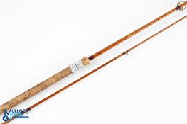 B James & Son Ealing, London - Richard Walker Mk IV Avon split cane rod 10' 2pc, 24