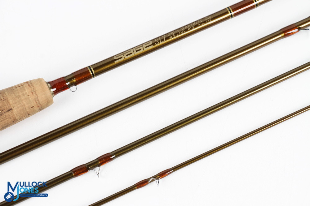 Sage SLT 590-4 No Y37988 IIIe, carbon fly rod, WT 3.25oz, 9ft 4pc line 5#, alloy uplocking reel seat - Image 3 of 4