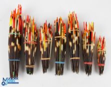 Large Collection of Porcupine Quill floats, assorted sizes, #200