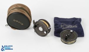 Orvis USA Battenkill Disc 5/6 Made in England alloy trout fly reel with spare spool, 3