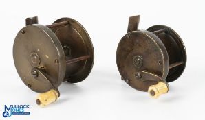 A collection of brass multiplier reels comprising: 2.75