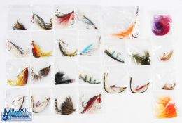 A collection of Pike/Saltwater fully dressed flies made up of: 13x 5/0; 12x 2, all unused (25)