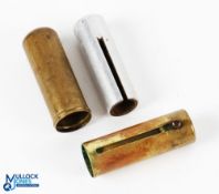 Very scarce Hardy Bros brass lipstick ferrule greaser. Fully stamped on base with ferrule alloy