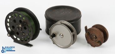 Grice & Young Jecta Mk3 alloy centre pin/trotting reel 4.25