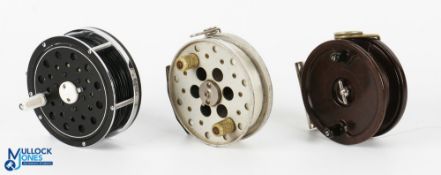 K Dowling & Sons England alloy trotting reel, 3.75