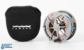 Lamson USA Velocity Hard Alox large arbor salmon fly reel - 4.25