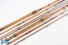 Allcocks Redditch Spanish reed and whole cane course rod 10' 6