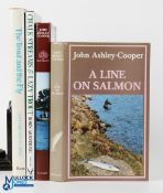 4x Salmon & Trout Fishing Books, A Line on Salmon John Ashley Cooper 1983, The Great Salmon Rivers