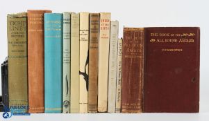 11x Period Fishing Books, to include -Introduction to Angling Eric Taverner 1967, Spinning Up To