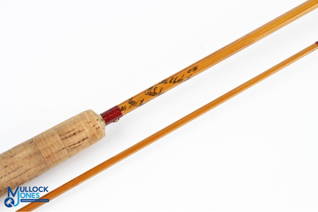 Hardy Alnwick "The CC de France" palakona split cane brook fly rod, 6ft 10" 2pc, line 5#, alloy - Image 3 of 4