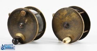 Farlows brass and alloy reel 4 1/8