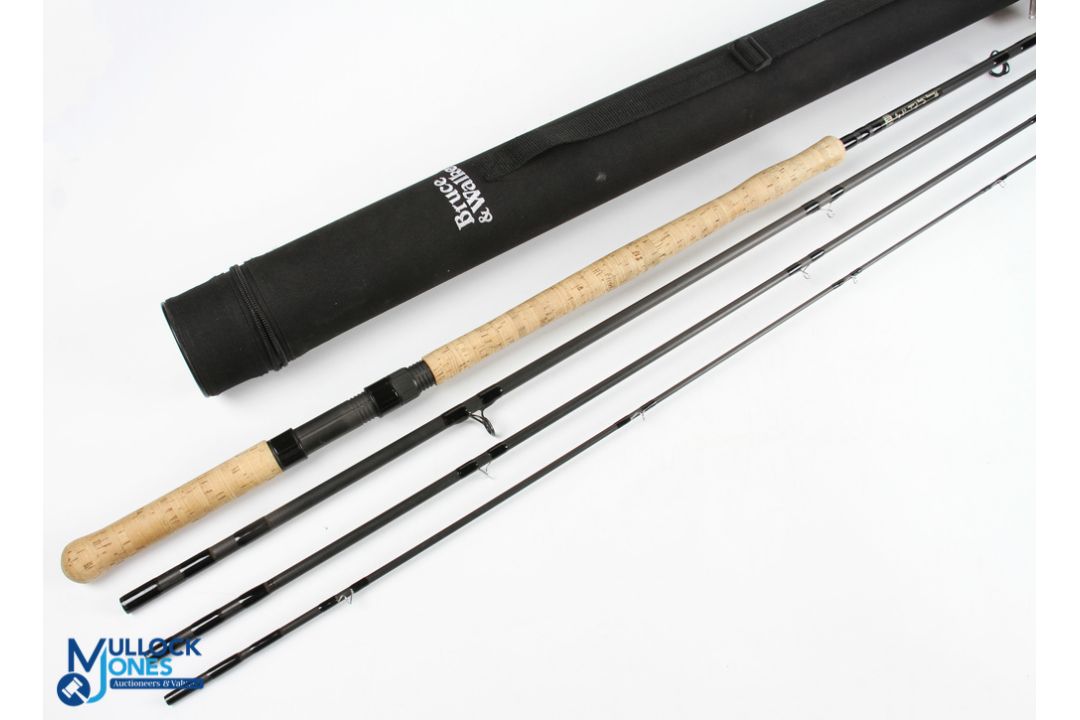 Bruce & Walker Norway Spey Caster carbon salmon fly rod, 13' 4pc line 9#, 26" handle with down - Image 1 of 3