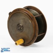 Army & Navy CSL Maker, 105 Victoria, Westminster brass raised face Hercules salmon fly reel 4.5