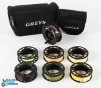 Grey's Alnwick GRXi 7/8 alloy cassette fly reel 3 7/8