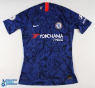 Willian No 10 Chelsea 2019/20 home match issue football shirt - Nike / Yokohama Tyres. PL and