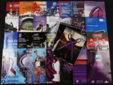 1985-2022 R League Cup Final Programmes (30): The large glossy issues from 1985-94 inc, 1996-2001