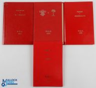 VIP Wales v Tourists Rugby Programmes 1982-95 (4): v the 1982 Maoris (staple), Fiji 1985 & 1995