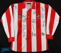 1899-1999 Bournemouth Centenary Football Shirt Squad Multi Signed, long sleeve shirt multi signed