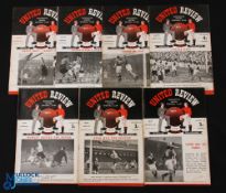 1951/52 Manchester Utd Div. 1 championship season programmes Newcastle Utd, Stoke City,