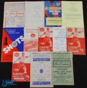 Selection of Aldershot FC home programmes 1947/48 Swindon Town (FAC), 1953/54 Wellington Town (FAC),