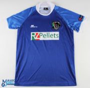 Dominik Baumgartner No 22 Wolfsberger AC 2020/21 away match issue football shirt - in blue, San